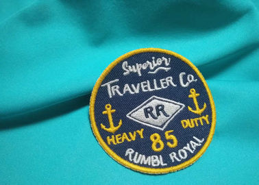 Customized Silk / Nonwoven Embroidered Uniform Patches Military Hat Patches