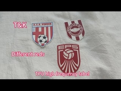 Etiqueta de alta frecuencia TPU Etiqueta de transferencia de calor colorida etiqueta de prensa de calor TPU