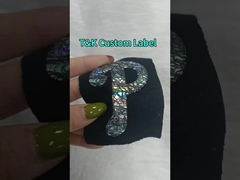Holograma Embossed Logotipo TPU Parches Etiqueta de alta frecuencia personalizada