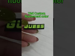 Logotipo 3D en relieve insignia de silicona blanda