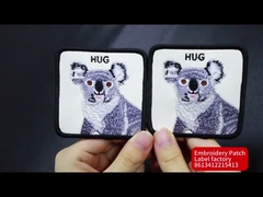 Patches bordados personalizados de estilo único y ecológico con diferentes colores