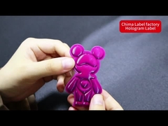 Planchado sobre insignias de encargo del paño de la ropa, grabó en relieve etiquetas de TPU