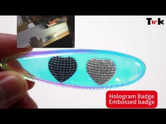 Transferencia de calor de alta frecuencia TPU 3d en relieve para prendas de vestir