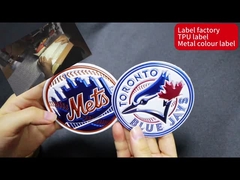 Etiqueta de transferencia de calor TPU personalizada Parches de goma 3d Etiqueta de TPU suave para ropa