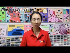 Prensa térmica Revestimiento de piel genuino de PU para jeans Vestidos de vaquero