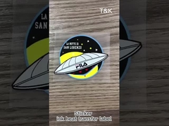 Etiquetas de transferencia de calor de tinta para la marca de ropa / parches de transferencia de calor