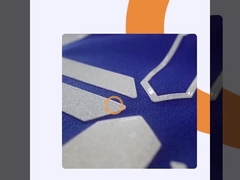Logotipo personalizado Parches de transferencia de calor de silicona Etiquetas de tela para camisa de polo, ropa deportiva