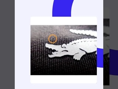 Personalización de la fuente y el color Etiquetas de ropa de transferencia de calor / etiquetas de prensa de calor de silicio