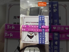 Regalos promocionales personalizados ecológicos 3D llavero de cualquier color