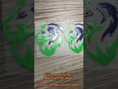 Decalques personalizados de silicona 3D con transferencia de calor elevada