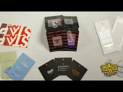 Etiquetas de papel de marca propia personalizadas para ropa