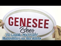 Ropa Etiquetas bordado hierro en parches transferencia de calor lavable