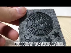 Etiqueta TPU de alta calidad Lavadora 3D de transferencia de calor en la prenda