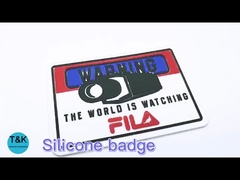 Etiquetas de silicona para ropa personalizada