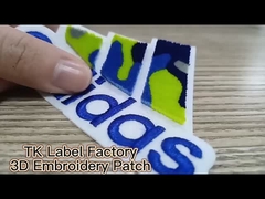 Hermosos parches de ropa ovalada personalizada bordados coser en las insignias - ecológico