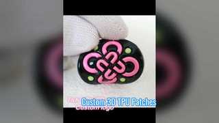 T&K Custom TPU 3D parches etiquetas de alta frecuencia