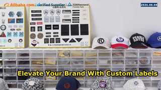 Etiquetas de prendas personalizadas para una identidad de marca profesional