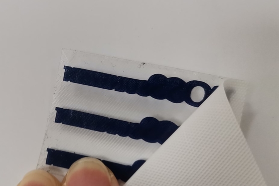 Ropa 3D que imprime las etiquetas silicón, etiquetas de la transferencia de calor con técnicas de grabación en relieve