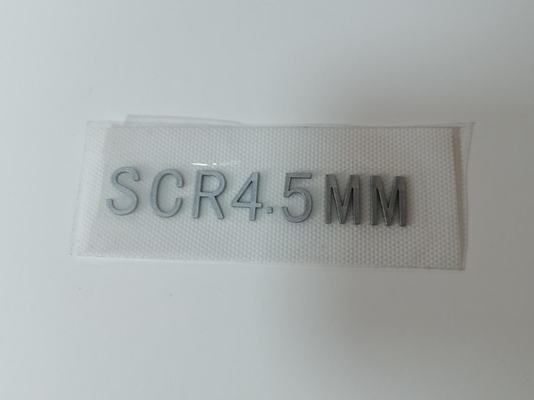 3D moldeó el silicón modificado para requisitos particulares Logo For Garment de las etiquetas de la transferencia de calor del diseño