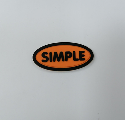 3M Reflective Embossed Custom cose en Logo Patches Silicone Badge
