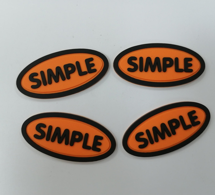 3M Reflective Embossed Custom cose en Logo Patches Silicone Badge