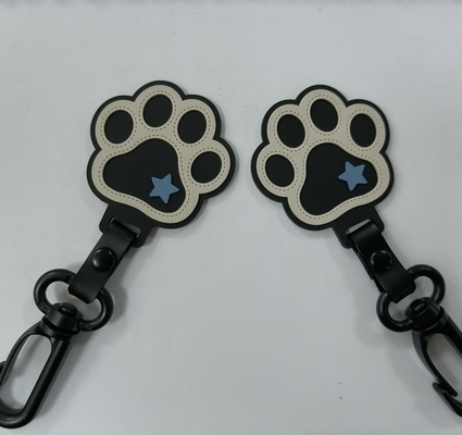El silicón de la insignia modificó la transferencia de calor de goma de los remiendos para requisitos particulares 3D para la ropa