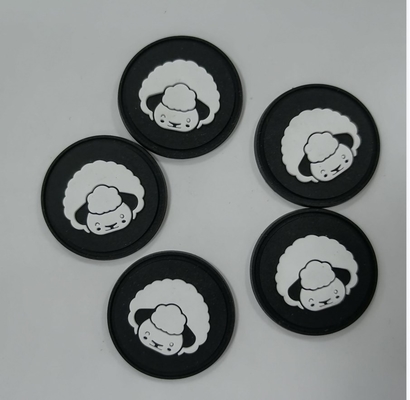 la transferencia de calor lavable de las etiquetas de la goma de silicona de la insignia 3D modificó para requisitos particulares