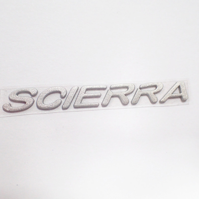 Etiquetas modificadas para requisitos particulares de la ropa de la transferencia de calor del silicón 3D con el color de plata del hockey shinny