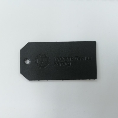 El cuero repujado lavable de la etiqueta remienda la PU de la microfibra del ante