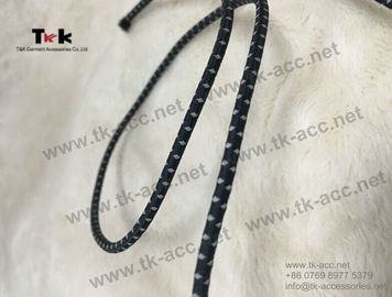 cordón de choque elástico reflexivo de 4m m, alambre elástico del cordón elástico de la secuencia para las gotas