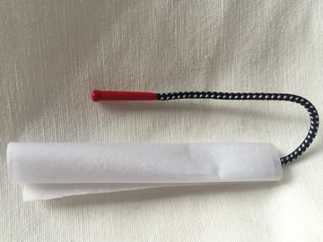 Tirador de goma de la cremallera del silicio colorido con el cordón el elástico del poliéster de 2m m