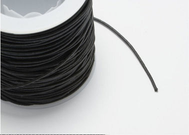 Eco - cordón elástico negro amistoso 2m m, cordón elástico elástico para la ropa