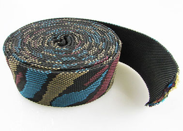 Banda elástica modificada para requisitos particulares cinta durable suave del color del modelo del telar jacquar de la pretina de la ropa interior