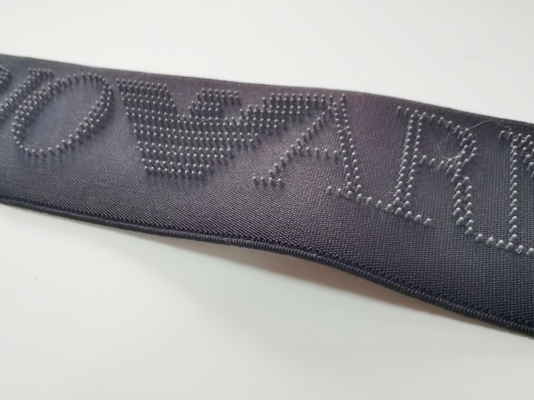 Banda Eco de Dot Printed Logo Black Elastic del cepillo de dientes amistoso