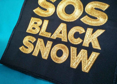 La seda/el Nonwoven modificados para requisitos particulares bordó remiendos militares del sombrero de los remiendos uniformes