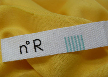 Remiendos decorativos del poliéster 100%/de la ropa del algodón con la impresión de encargo del logotipo