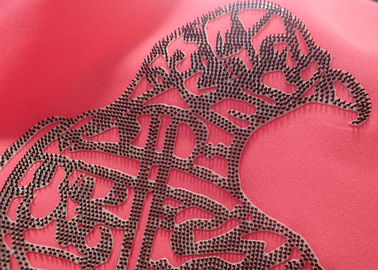 Etiquetas sin plomo de la transferencia de calor del logotipo de encargo del silicón 3D para las camisetas