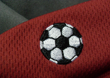 Remiendo grabado en relieve marca material de la ropa de Tatami para el equipo de fútbol
