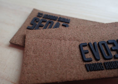 Logo Garment Leather Patch Custom personalizado grabó en relieve la etiqueta de la parche de cuero de los vaqueros