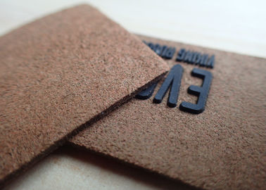 Logo Garment Leather Patch Custom personalizado grabó en relieve la etiqueta de la parche de cuero de los vaqueros
