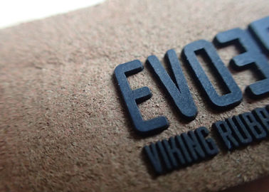 Logo Garment Leather Patch Custom personalizado grabó en relieve la etiqueta de la parche de cuero de los vaqueros