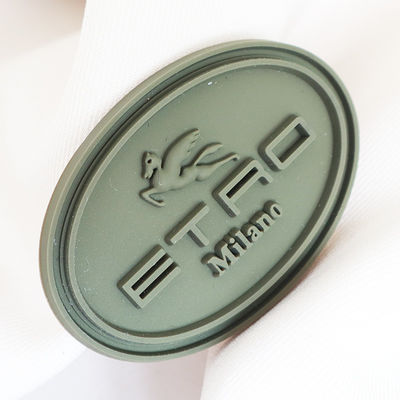 3d Logotipo de silicona personalizado Impreso personalizado Etiqueta comercial
