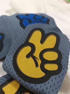 OEKOTEX Logotipo grabado Parches lavables Parches personalizados negociables