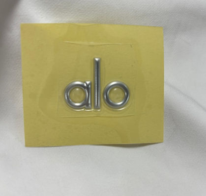 Etiqueta de alta frecuencia TPU de plata para camisetas ropa deportiva