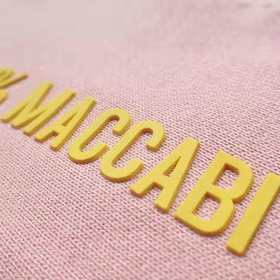 Etiquetas personalizadas sin etiqueta de caucho de silicona Transferencia de calor con letras y números 3D Impresión de transferencia de logotipo