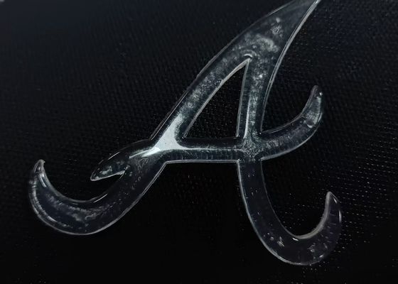 Imitación personalizada de hielo semitransparente brillante TPU Logotipo de transferencia de calor para ropa
