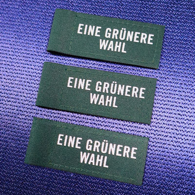 Logotipo de marca personalizado Etiqueta de venta Etiqueta de ropa Etiqueta de impresión en pantalla Etiqueta tejida