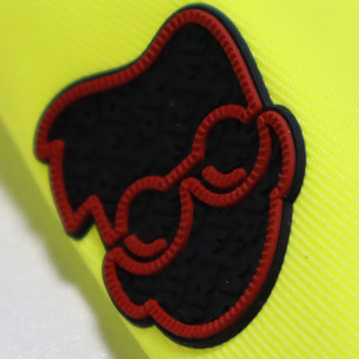 Etiqueta de silicona 3D personalizada, prensada con calor, lavable, transferencia de logotipo de silicona suave 3D, insignia