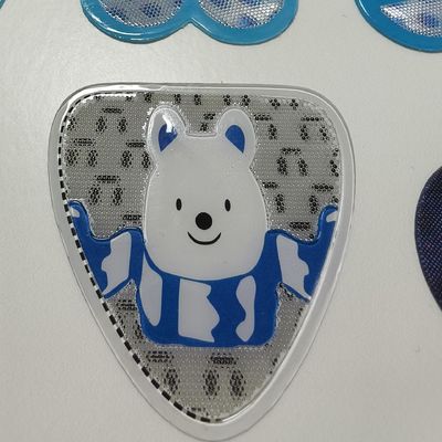 Coser en personalizado Phantonm efecto de color Hologra Fancy TPU Parches suaves