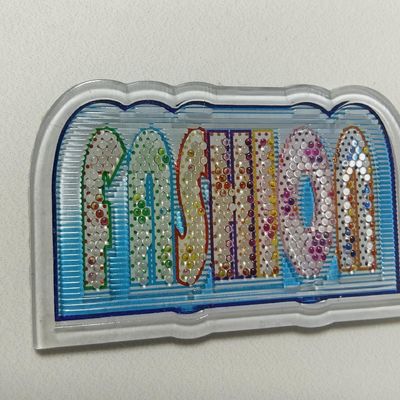 Coser en personalizado Phantonm efecto de color Hologra Fancy TPU Parches suaves